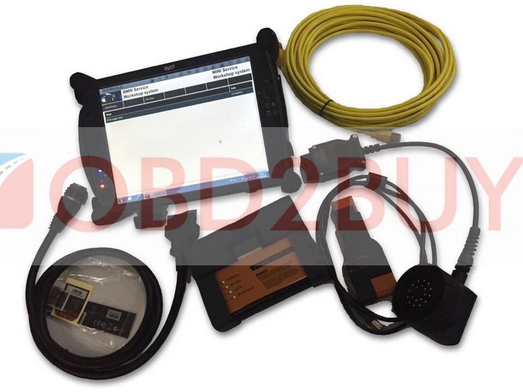BMW ICOM A2 Diagnostic Tool With V2023.12 Engineers Software BMW Scan Tool  Plus EVG7 Tablet